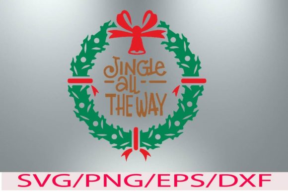 Christmas Wreaths and Quote 1: Graphic Templates for Editorial Design