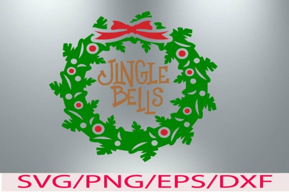 Christmas Wreaths and Quote 9: A Graphic Template for Seasonal Design