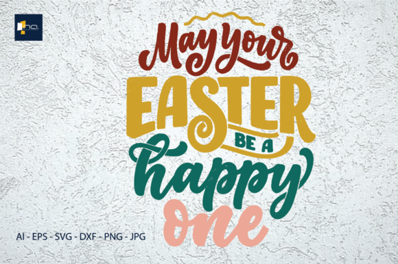 Easter Quote Color Vintage Graphics & Illustrations