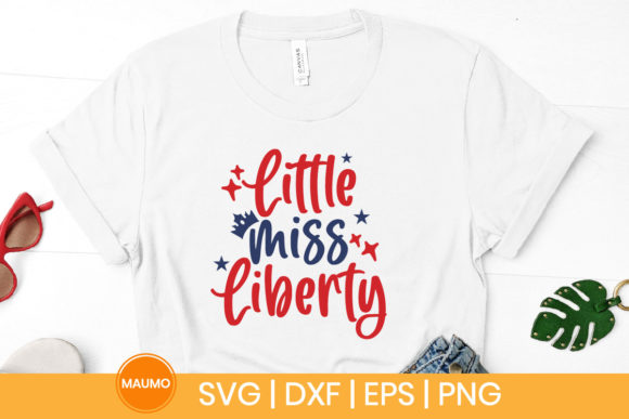 Little Miss Liberty, 4th of July Quote
