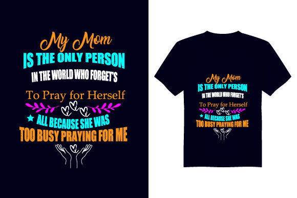 Playing for Me Mother T-Shirt Design: Graphics & Print Templates